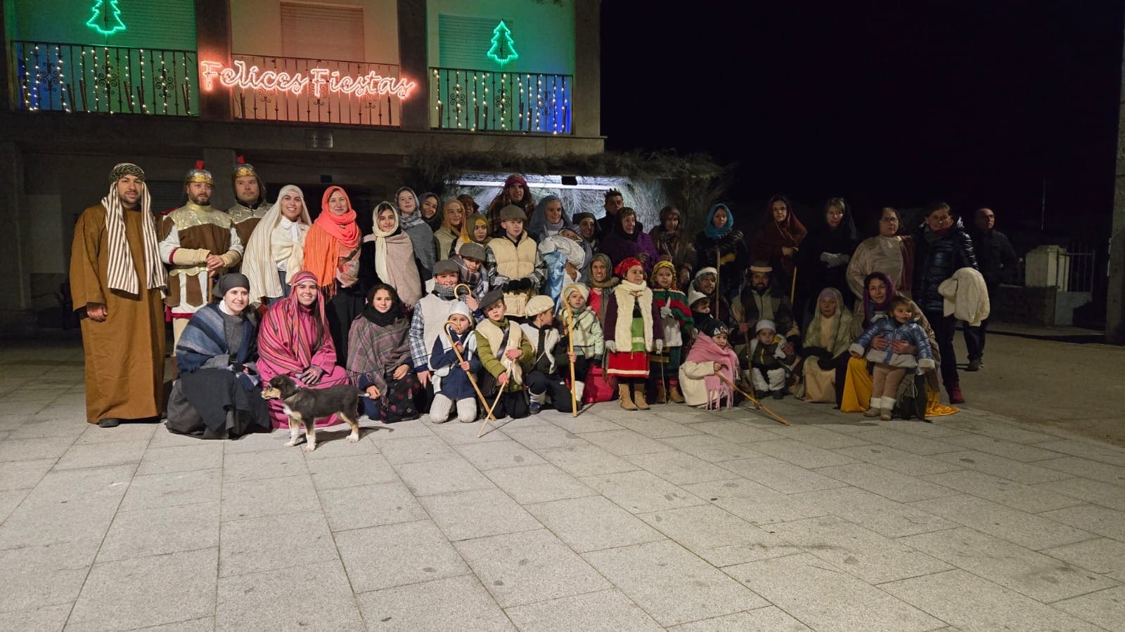 El Belén Viviente vence al frío un año más