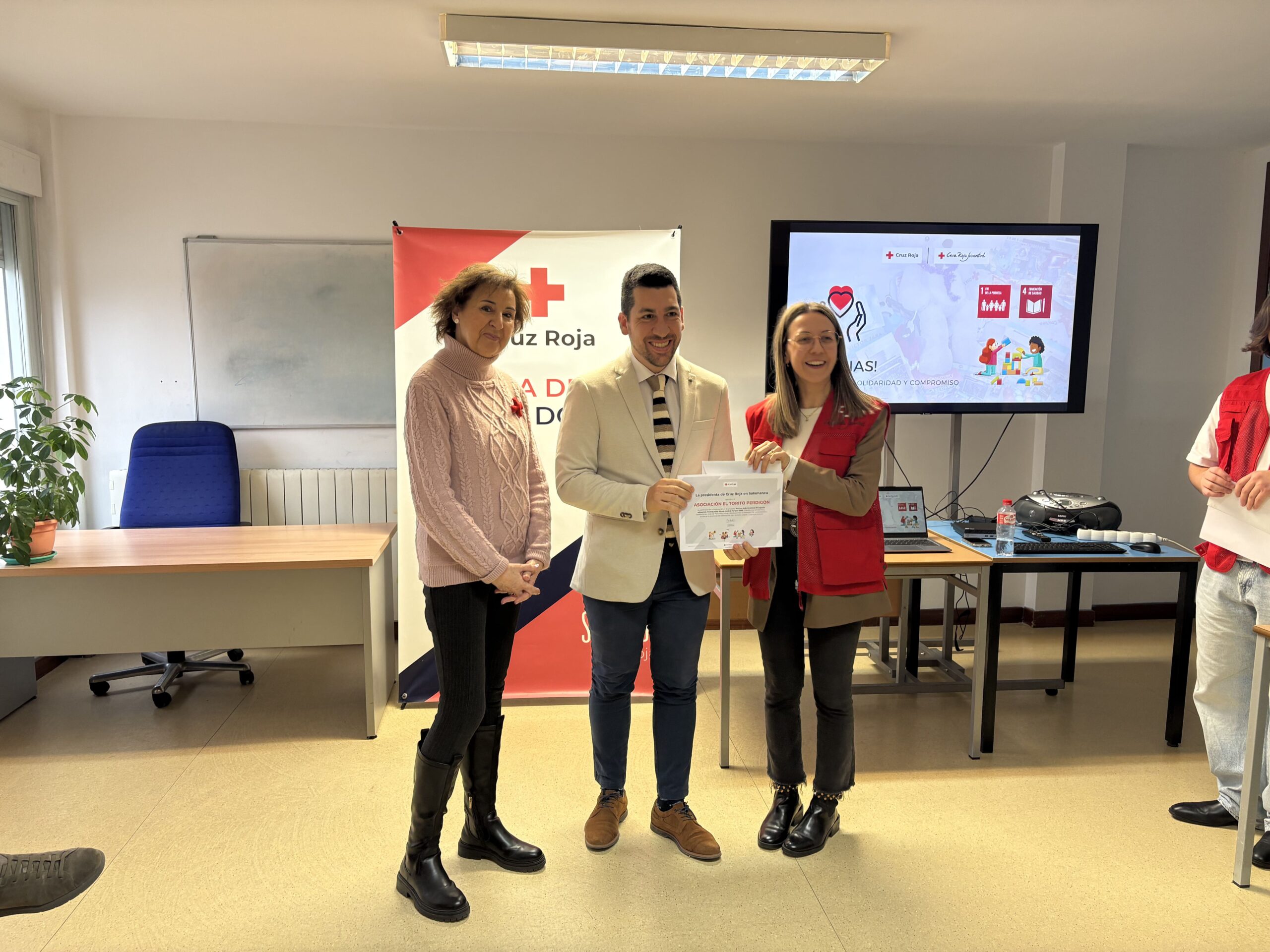 Acto con colaboradores de la campaña «El Juguete Educativo»